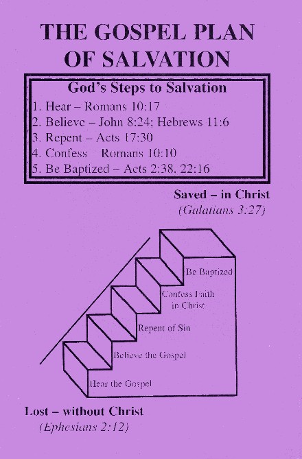 How to Set Up a New Testament Church in Your Home - inside front cover (66K)